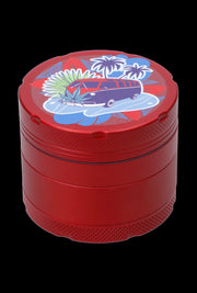 Cabana Cannabis Co. 3-Stage Grinder Surfari Red