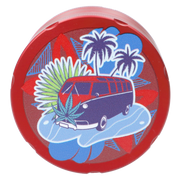 Cabana Cannabis Co. 3-Stage Grinder Surfari Red