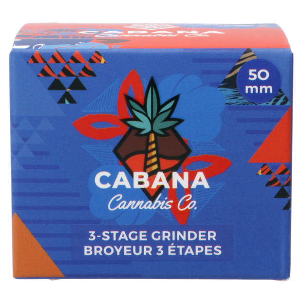 Cabana Cannabis Co. 3-Stage Grinder Surfari Red