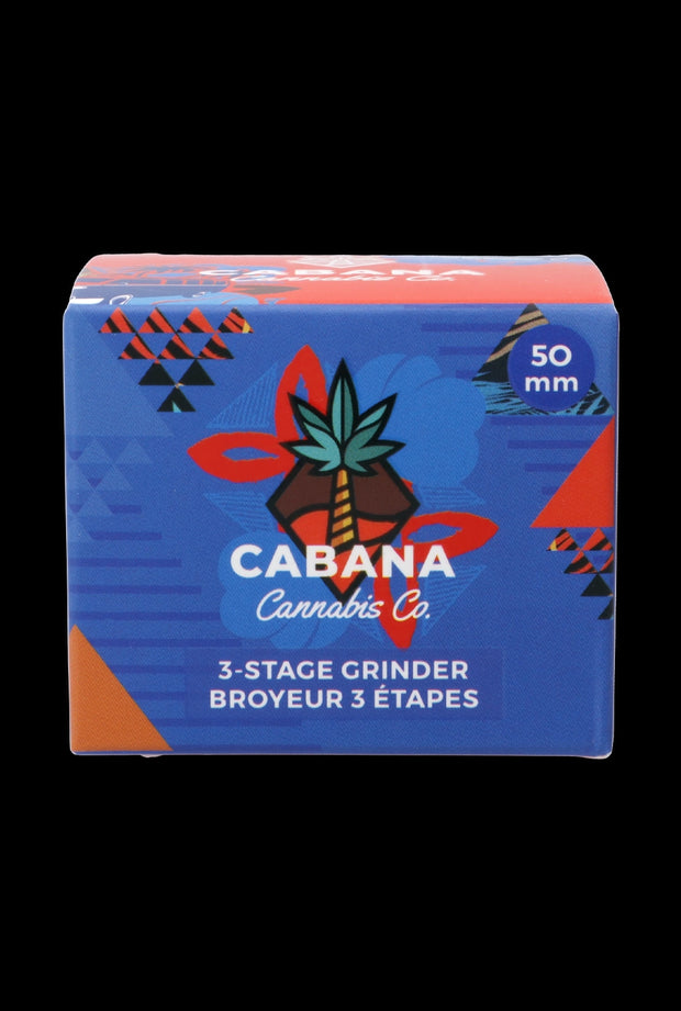 Cabana Cannabis Co. 3-Stage Grinder Surfari Red