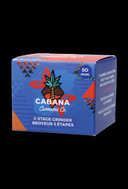 Cabana Cannabis Co. 3-Stage Grinder Surfari Red
