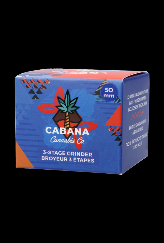 Cabana Cannabis Co. 3-Stage Grinder Surfari Red
