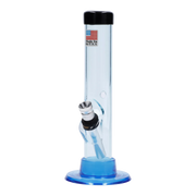 JM Plastics Mini Matching Straight Tube with Carb Hole Acrylic Water Pipe - 6 in.