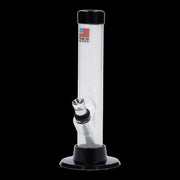 JM Plastics Mini Matching Straight Tube with Carb Hole Acrylic Water Pipe - 6 in.