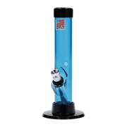 JM Plastics Mini Matching Straight Tube with Carb Hole Acrylic Water Pipe - 6 in.