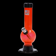 JM Plastics Mini Bubble Base with Carb Hole Acrylic Water Pipe - 6 in.