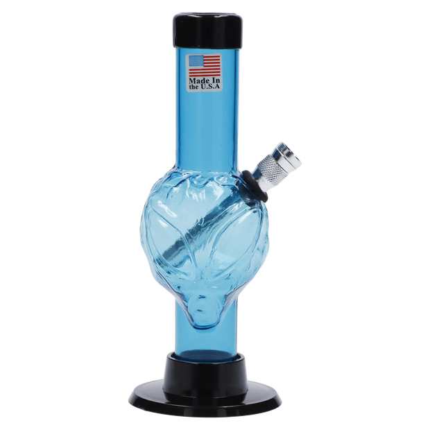 JM Plastics Mini Alien Base Acrylic Water Pipe - 6 in.