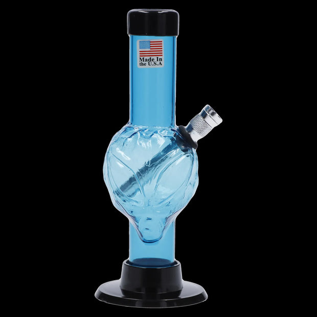 JM Plastics Mini Alien Base Acrylic Water Pipe - 6 in.