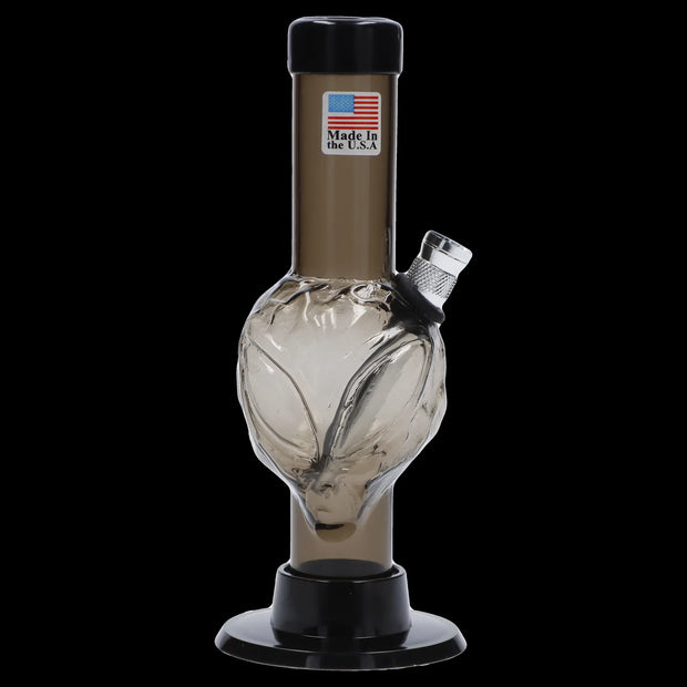 JM Plastics Mini Alien Base Acrylic Water Pipe - 6 in.