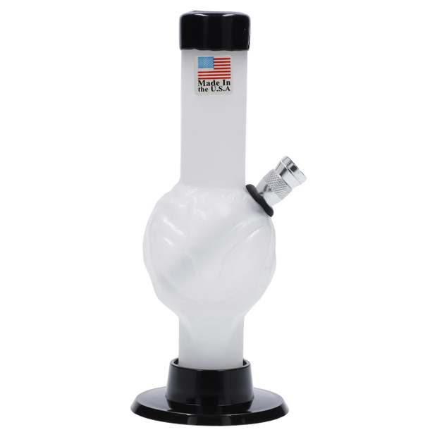 JM Plastics Mini Alien Base Acrylic Water Pipe - 6 in.