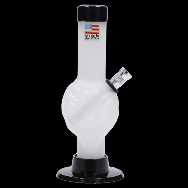 JM Plastics Mini Alien Base Acrylic Water Pipe - 6 in.