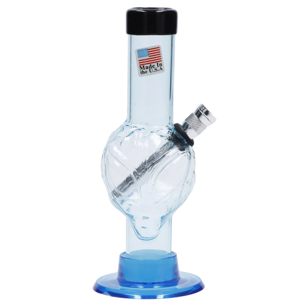 JM Plastics Mini Alien Base Acrylic Water Pipe - 6 in.