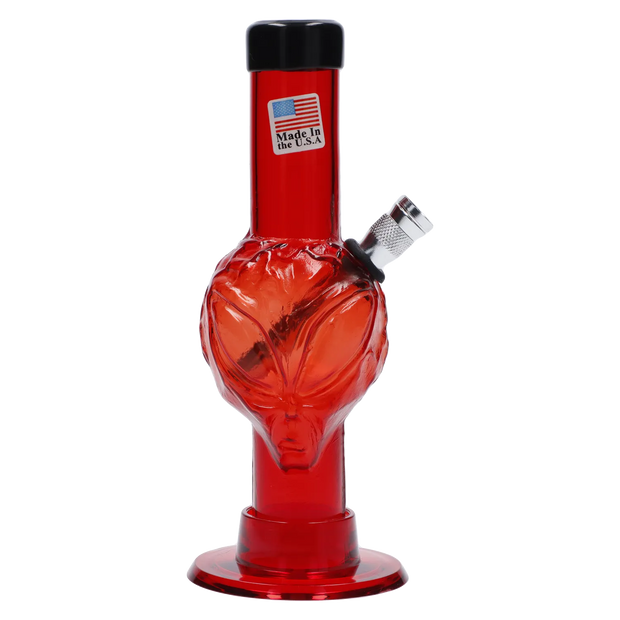 JM Plastics Mini Alien Base Acrylic Water Pipe - 6 in.