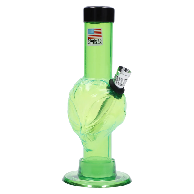 JM Plastics Mini Alien Base Acrylic Water Pipe - 6 in.