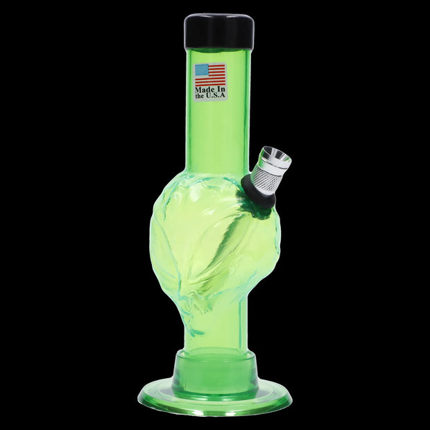 JM Plastics Mini Alien Base Acrylic Water Pipe - 6 in.