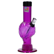JM Plastics Mini Alien Base Acrylic Water Pipe - 6 in.