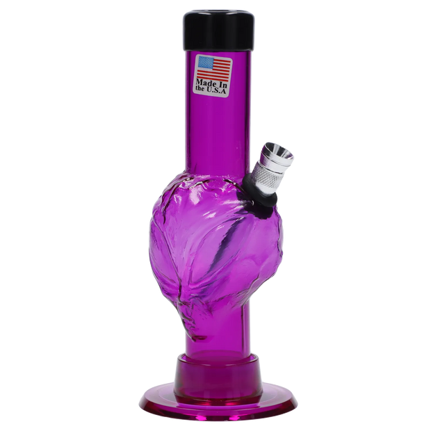 JM Plastics Mini Alien Base Acrylic Water Pipe - 6 in.