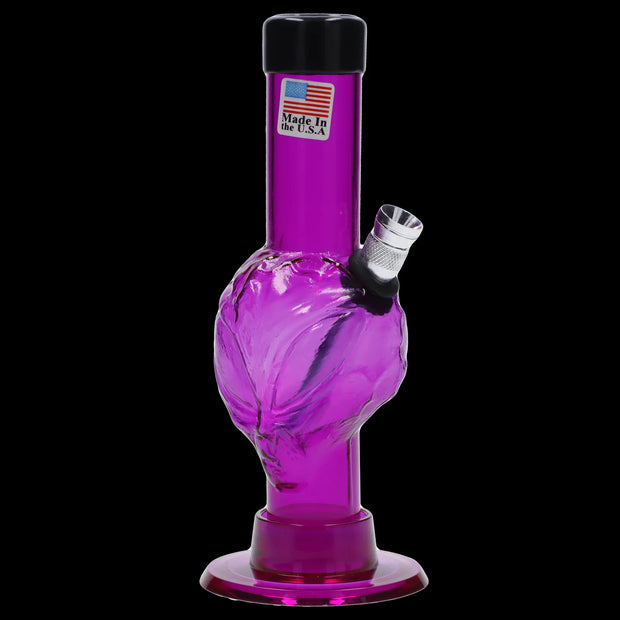 JM Plastics Mini Alien Base Acrylic Water Pipe - 6 in.