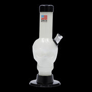 JM Plastics Mini Skull Base Acrylic Water Pipe - 6 in.