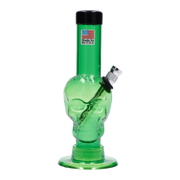 JM Plastics Mini Skull Base Acrylic Water Pipe - 6 in.