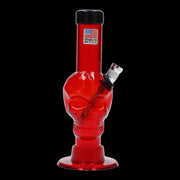 JM Plastics Mini Skull Base Acrylic Water Pipe - 6 in.