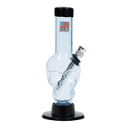 JM Plastics Mini Skull Base Acrylic Water Pipe - 6 in.
