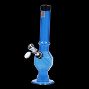 JM Plastics Grenade Base with Pull Slide Acrylic Water Pipe - 8 in.
