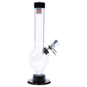 JM Plastics Alien Base with Pull Slide Acrylic Water Pipe - 8 in.