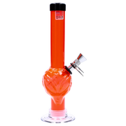 JM Plastics Alien Base with Pull Slide Acrylic Water Pipe - 8 in.