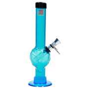 JM Plastics Alien Base with Pull Slide Acrylic Water Pipe - 8 in.