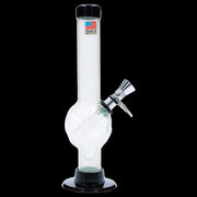 JM Plastics Alien Base with Pull Slide Acrylic Water Pipe - 8 in.