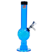 JM Plastics Alien Base with Pull Slide Acrylic Water Pipe - 8 in.