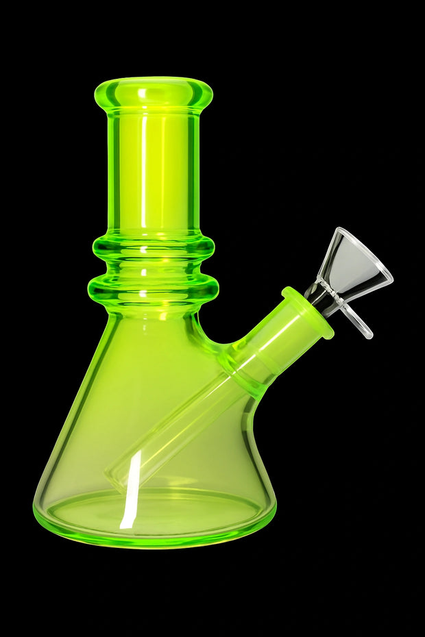 Valiant Heavy Iridescent Beaker Water Pipe - 6 in.
