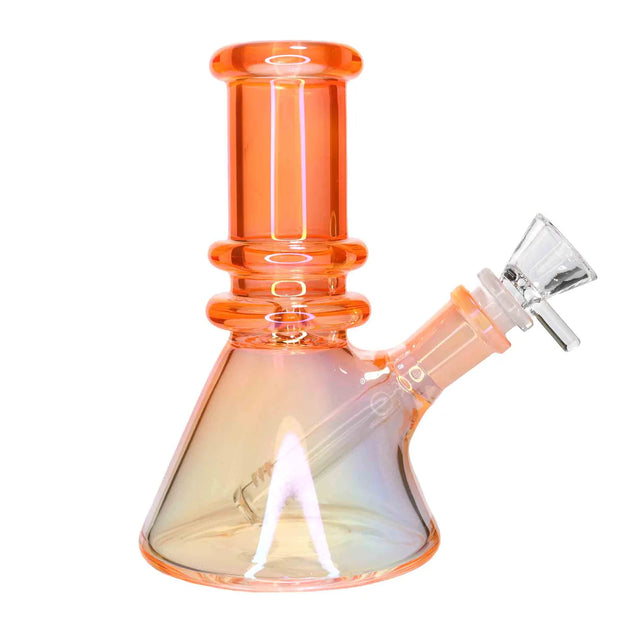 Valiant Heavy Iridescent Beaker Water Pipe - 6 in.