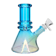 Valiant Heavy Iridescent Beaker Water Pipe - 6 in.