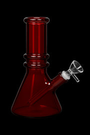 Valiant Heavy Iridescent Beaker Water Pipe - 6 in.