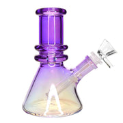 Valiant Heavy Iridescent Beaker Water Pipe - 6 in.