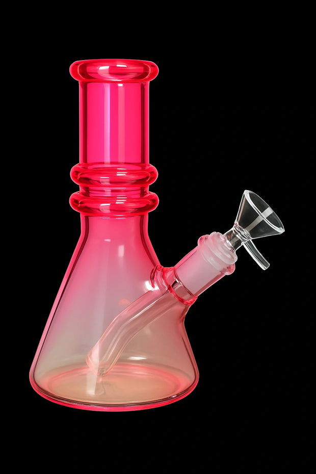 Valiant Heavy Iridescent Beaker Water Pipe - 6 in.