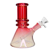 Valiant Heavy Iridescent Beaker Water Pipe - 6 in.