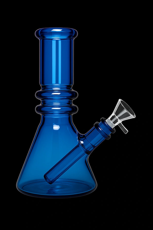 Valiant Heavy Iridescent Beaker Water Pipe - 6 in.