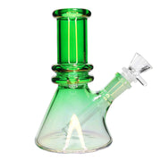 Valiant Heavy Iridescent Beaker Water Pipe - 6 in.