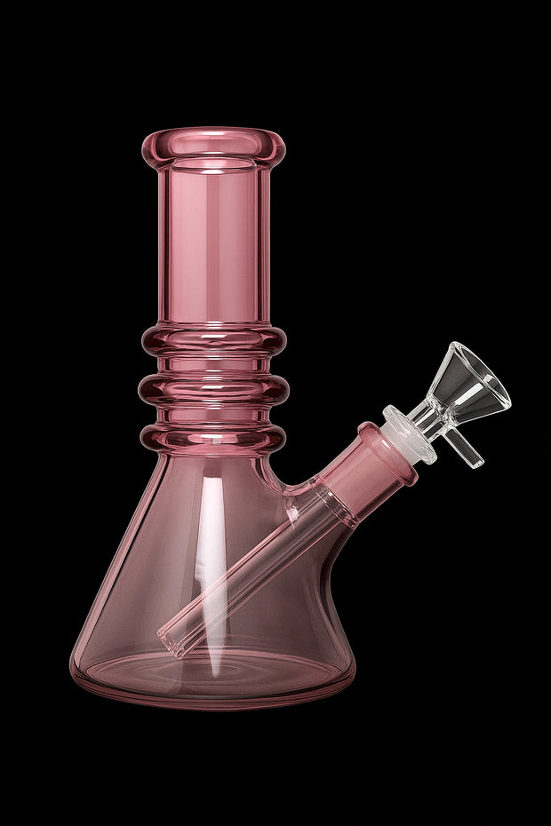 Valiant Heavy Iridescent Beaker Water Pipe - 6 in.