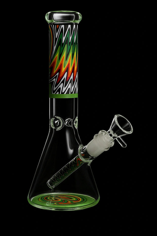 Valiant Wig Wag Beaker Water Pipe - 10 in.