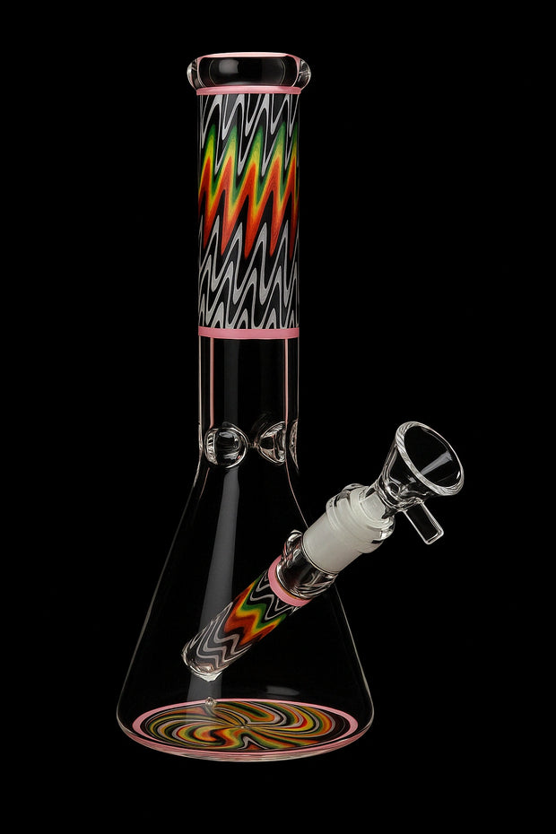 Valiant Wig Wag Beaker Water Pipe - 10 in.
