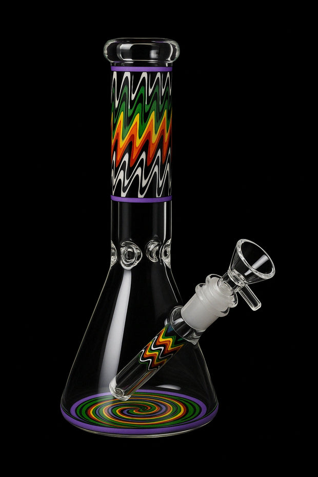 Valiant Wig Wag Beaker Water Pipe - 10 in.