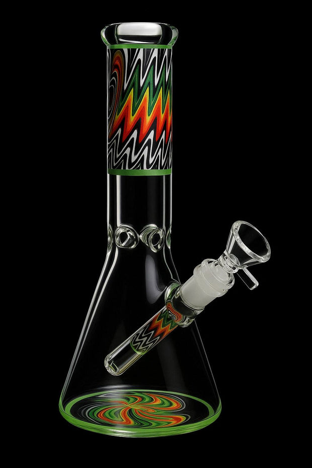 Valiant Wig Wag Beaker Water Pipe - 10 in.