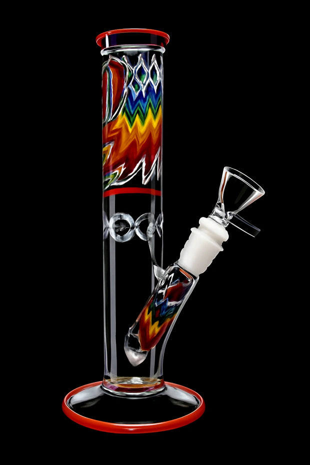 Valiant Wig Wag Straight Tube Water Pipe