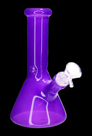 Valiant Milky Beaker Water Pipe - 8 in.