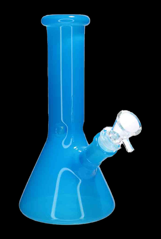 Valiant Milky Beaker Water Pipe - 8 in.