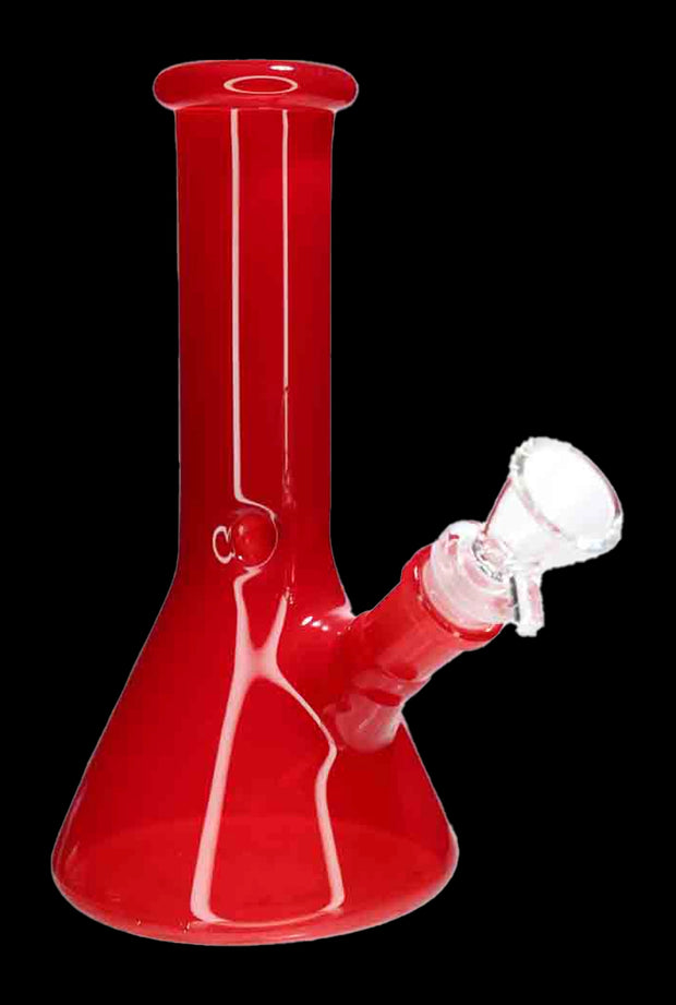 Valiant Milky Beaker Water Pipe - 8 in.